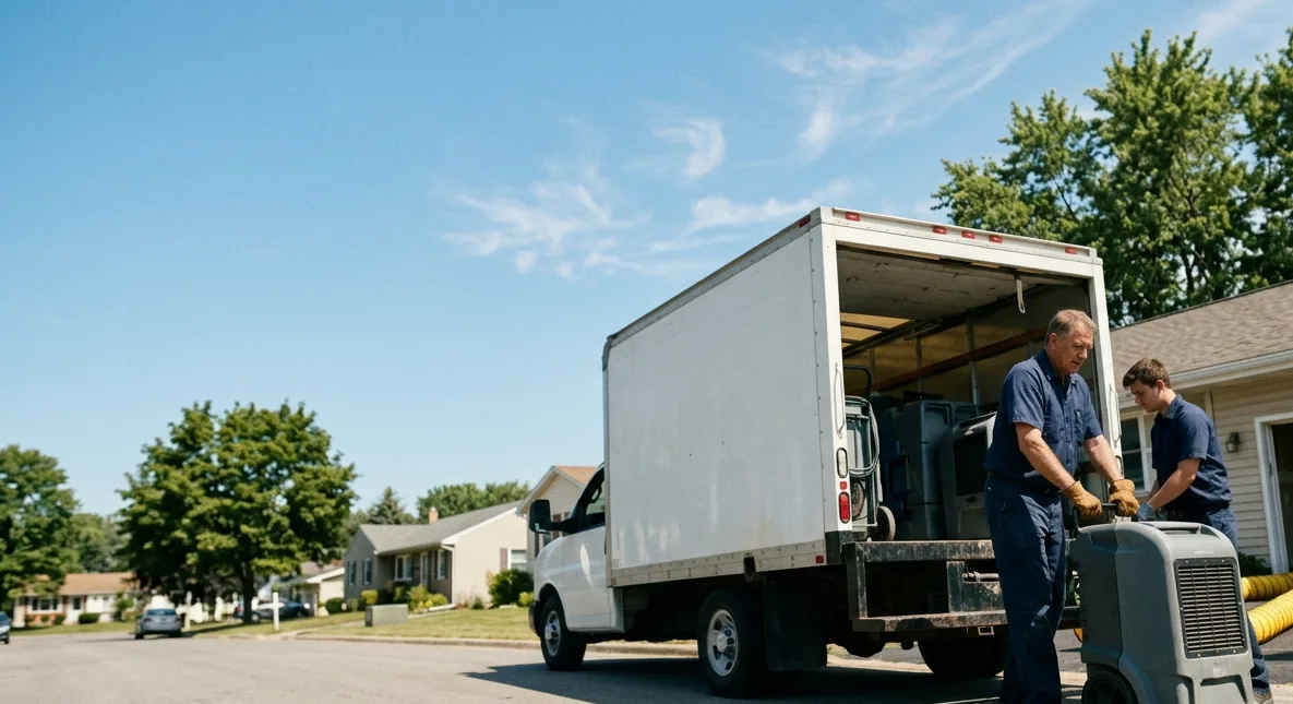 Water Damage Cleanup in Plainville, IN near me
